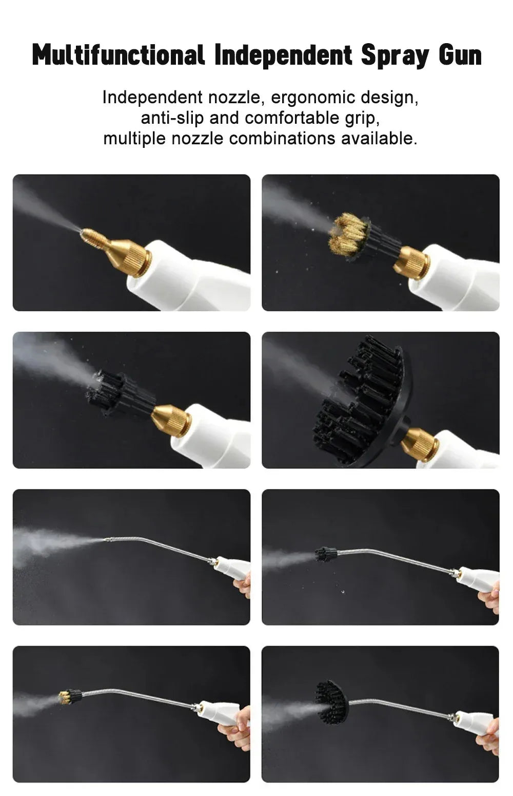 2500W Steam Cleaner High Temperature Sterilization Air Conditioning Kitchen Hood Car Steam Cleaners 110V/220V Home Appliances